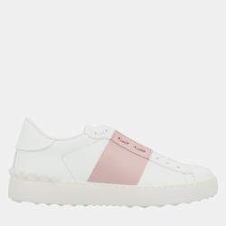 Pre Owned Valentino Open EU 38 Multicolored Calf Leather Sneaker