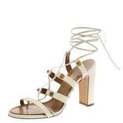 Red Valentino Lace Up Sandals with Tulle Detail women  Glamood Outlet