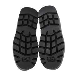 مملوكة مسبقًا Valentino Black Leather Uniqueform Ankle Length Boots Size 40