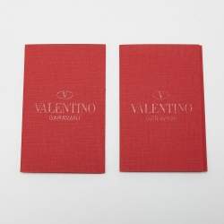 Pre Owned Valentino Pink PVC And Velvet Dollybow Pointed Toe Pumps Size 36.5