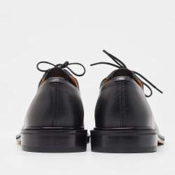 Valentino Black Leather Oxfords Size 39.5