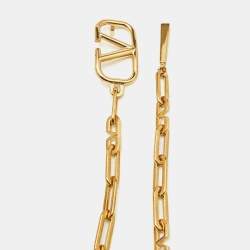 Pre Owned Valentino VChain Gold  Tone Belt 