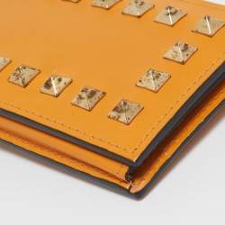 Valentino Mustard Leather Rockstud iPhone Flip Case