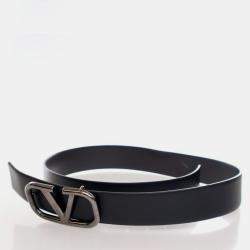 مملوكة مسبقًا Valentino Calfskin VLogo Belt Sz 90/36