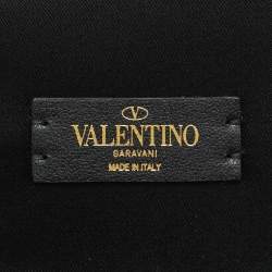 مملوكة مسبقًا Valentino VLogo Pink Leather Cosmetic Case Set