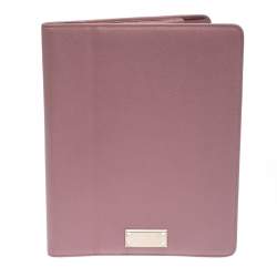 Pre Owned Valentino Light Pink Leather iPad Cover