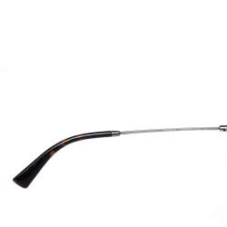 Pre Owned Valentino Clear/ Grey Mirrored VA4016 Single Lens Sunglasses