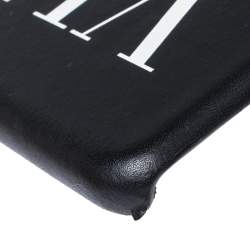 Pre Owned Valentino Black Rubber VLTN iPhone X Cover