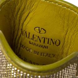 Valentino Apple Green Suede Embellished iPhone 5/5S/SE Case