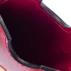 Pre Owned Valentino Fuchsia Leather Rockstud iPhone 5/5S Case