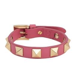 مملوكة مسبقًا سوار فالنتينو جلد وردي روكستد ملتف