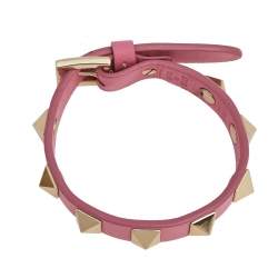 مملوكة مسبقًا سوار فالنتينو جلد وردي روكستد ملتف