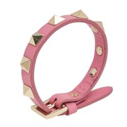 مملوكة مسبقًا سوار فالنتينو جلد وردي روكستد ملتف