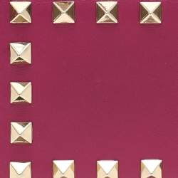 Valentino Pink Leather Rockstud  Wristlet Phone Case