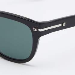 مملوكة مسبقًا Valentino Black VA4019 Rockstud Square Sunglasses