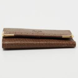 Valentino Brown Leather Key Holder