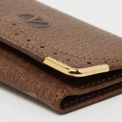 Valentino Brown Leather Key Holder