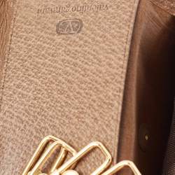 Valentino Brown Leather Key Holder