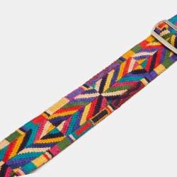 Valentino Multicolor Native Couture 1975 Embroidery Guitar Rockstud Bag Strap