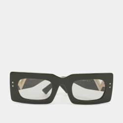 Valentino Green/Clear VA4094 Square Sunglasses