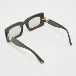 Valentino Green/Clear VA4094 Square Sunglasses