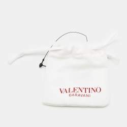 Valentino  VLogo Crystal-Embellished Gold Tone Cord Bracelet