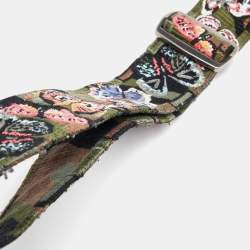 Valentino Multicolor Camu Butterfly Guitar Bag Strap
