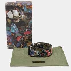 Valentino Multicolor Camu Butterfly Guitar Bag Strap