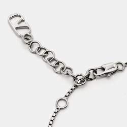 Valentino VLogo Silver Tone Bracelet