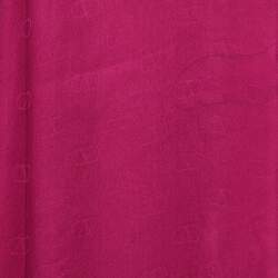 Pre Owned Valentino Dark Pink Vlogo Silk Chiffon Scarf