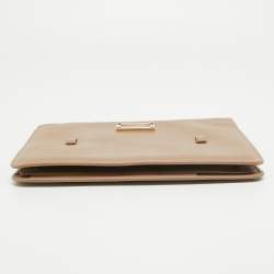 Valentino Beige Leather Flap iPad Cover