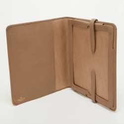 Valentino Beige Leather Flap iPad Cover