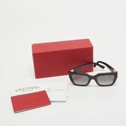 Valentino Black Gradient VA 4097 Square Sunglasses