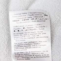 Pre Owned Valentino Garavani Black Panther Terry Cotton Cape M