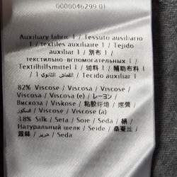 Pre Owned Valentino Grey Embellished Cotton Knit Round Neck T-Shirt S