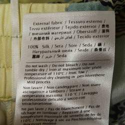 Valentino Turquoise/Yellow Printed Silk Straight Pants L
