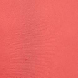 Pre Owned Valentino Pink Crepe Embellished Maxi Dress M