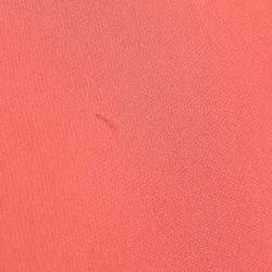 Pre Owned Valentino Pink Crepe Embellished Maxi Dress M