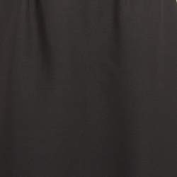 Pre Owned Valentino Black Wool Blend Midi Skirt S