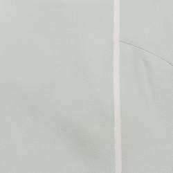 Valentino Light Blue Wool Pleated Knee-Length Skirt M