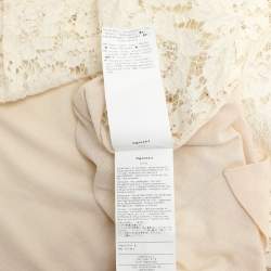 Valentino Cream Lace Knit Fabric Sweater L