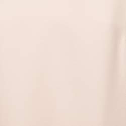 Pre Owned Valentino Pink Wool Blend Bell Sleeve Midi Dress M
