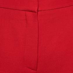 Valentino Red Wool Shorts S