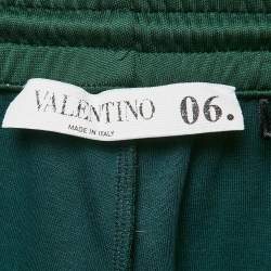 Valentino Green Jersey Studded Jogger Pants M