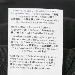 Pre Owned Valentino Black Denim Detachable Ostrich Feather Cuff Cropped Jeans M