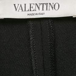Valentino Black Wool Blend Short S