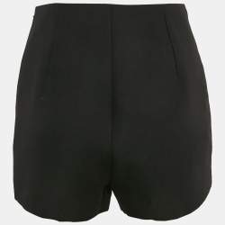 Valentino Black Wool Blend Short S