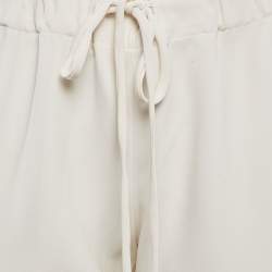 Valentino Off-White Crepe Pants M