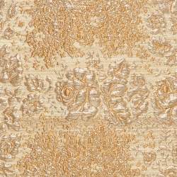 Valentino Gold Floral Brocade Pencil Skirt M