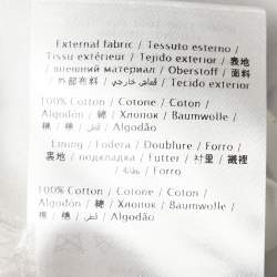 Pre Owned Valentino Blue Abstract Print Cotton Maxi Dress L